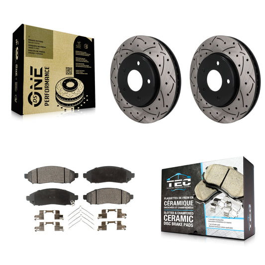 [Avant] Disque et plaquette de frein pour Nissan NV200 LEAF Chevrolet City Express KDT-102003