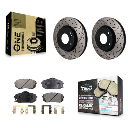 [Avant] Disque et plaquette de frein pour 2010-2012 Kia Rondo KDT-102006