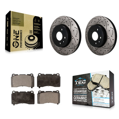 [Avant] Disque et plaquette de frein pour Cadillac ATS KDT-102007