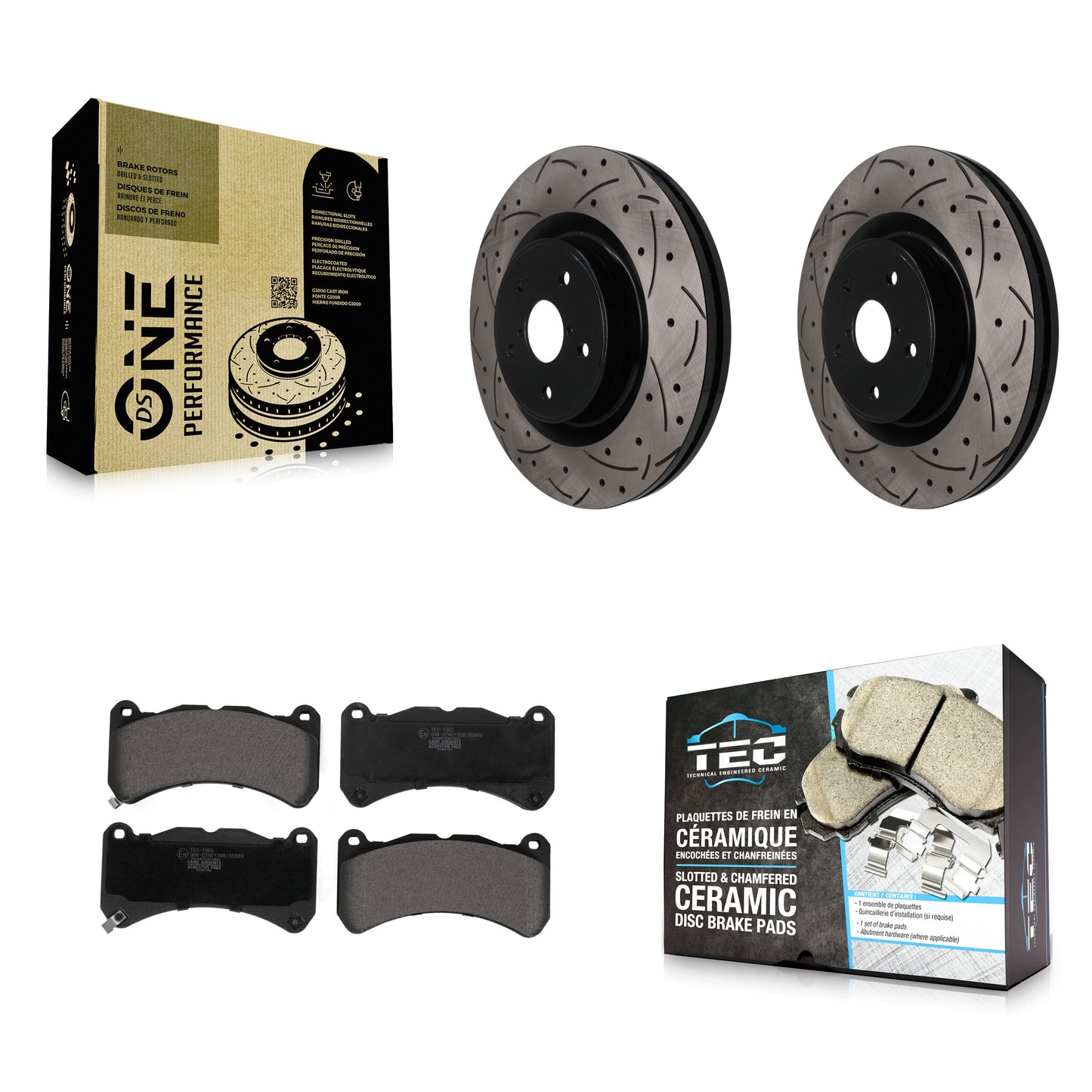 [Avant] Disque et plaquette de frein pour 2018-2020 Subaru WRX STI KDT-102018