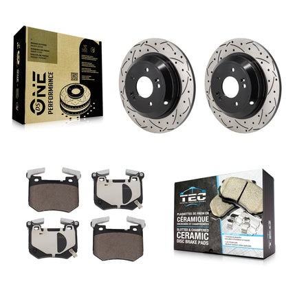 [Arrière] Disque et plaquette de frein pour 2023 Genesis G70 2.0L With Brembo Brakes KDT-102022