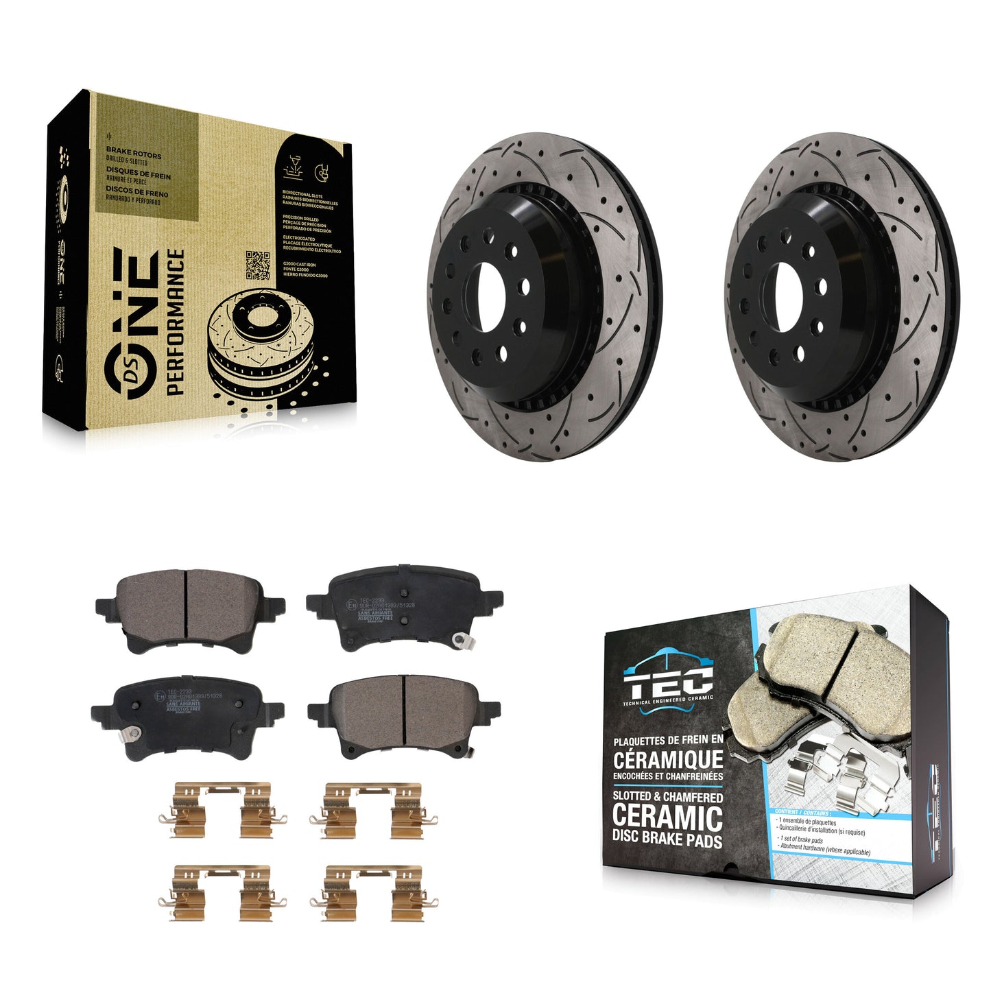 [Arrière] Disque et plaquette de frein pour Jeep Wrangler Gladiator KDT-102024