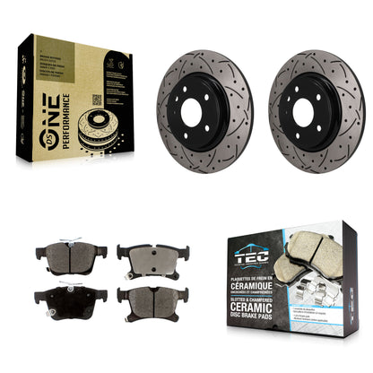 [Arrière] Disque et plaquette de frein pour Chrysler Pacifica Grand Caravan Voyager KDT-102025