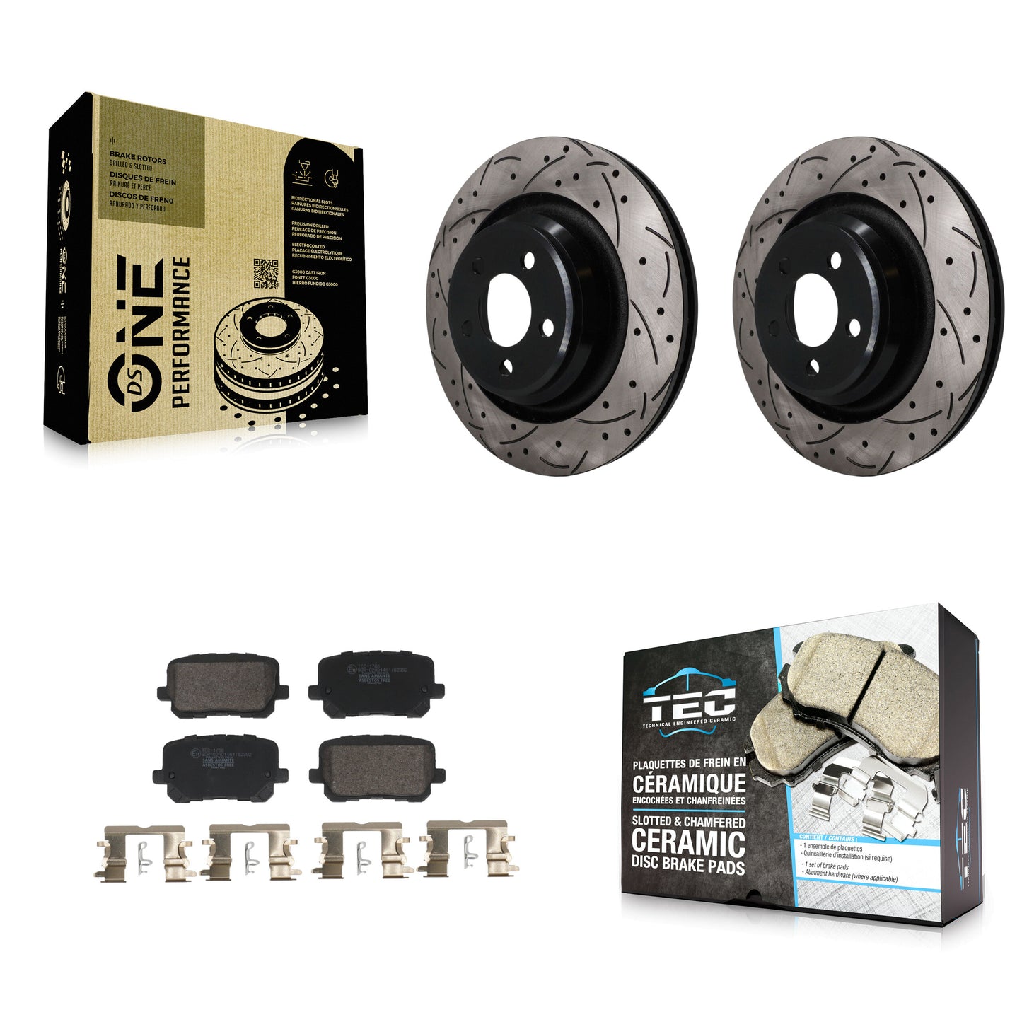 [Arrière] Disque et plaquette de frein pour Dodge Charger KDT-102031