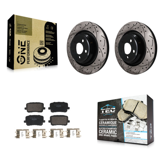 [Arrière] Disque et plaquette de frein pour Dodge Charger KDT-102031