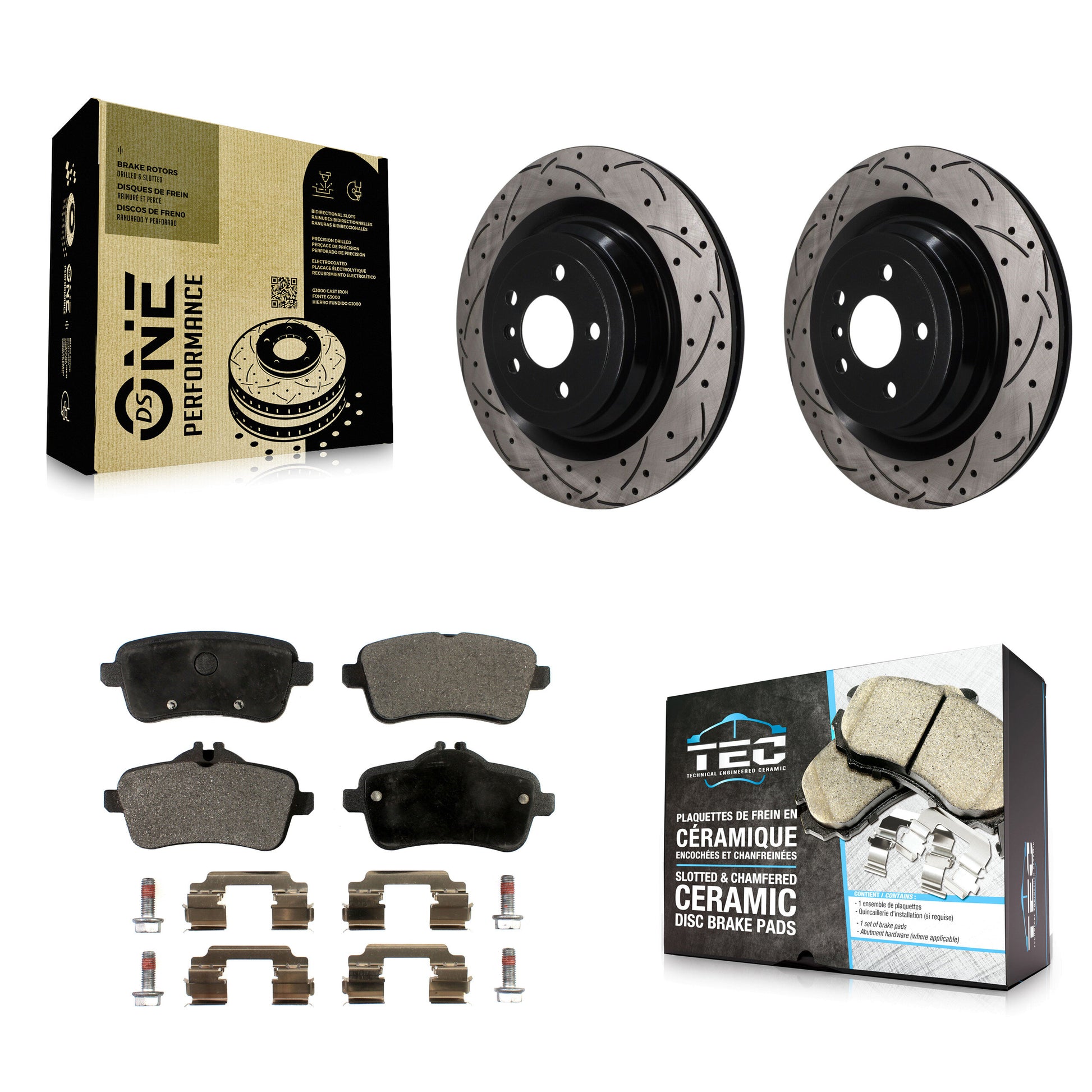[Arrière] Disque et plaquette de frein pour Mercedes-Benz GL350 GLS450 ML400 GLS550 KDT-102035