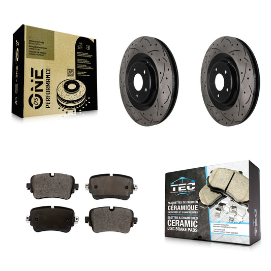 [Arrière] Disque et plaquette de frein pour Audi Q7 Q8 e-tron Quattro A8 KDT-102036
