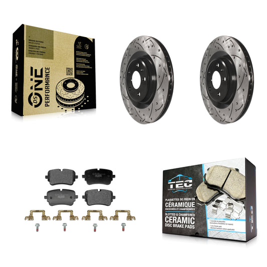 [Arrière] Disque et plaquette de frein pour Audi S8 With 330mm Diameter Rotor KDT-102037