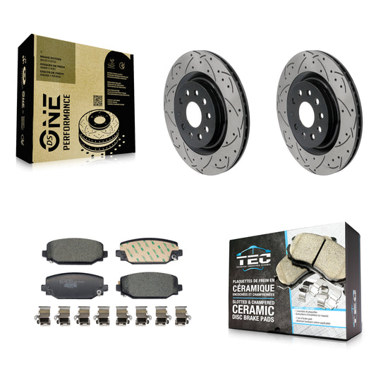 [Arrière] Disque et plaquette de frein pour Jeep Grand Cherokee L KDT-102040