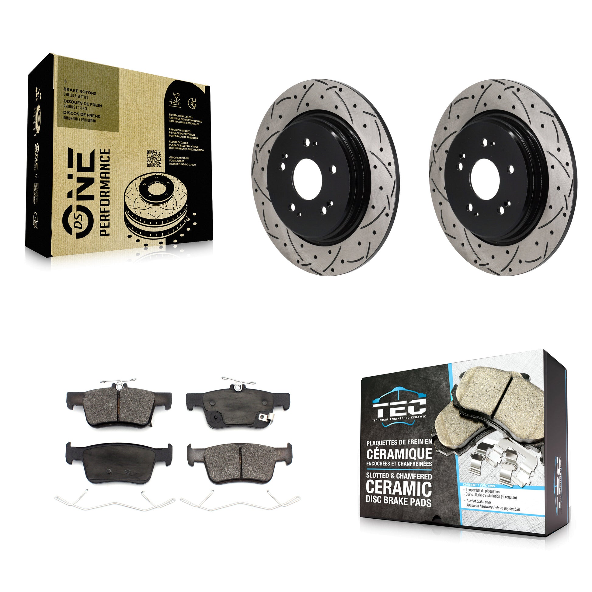 [Arrière] Disque et plaquette de frein pour 2022-2024 Acura RDX KDT-102041
