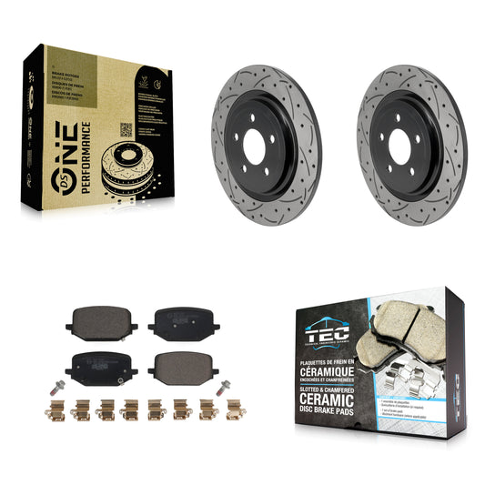 [Arrière] Disque et plaquette de frein pour 2022-2024 Ford Explorer 2.3L KDT-102044