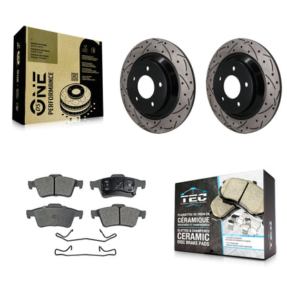 [Arrière] Disque et plaquette de frein pour 2006 Mazda 5 To 02 06 KDT-102049
