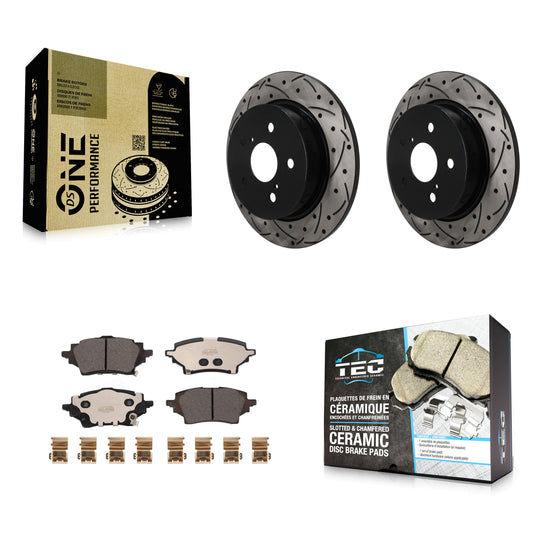 [Arrière] Disque et plaquette de frein pour Toyota C-HR KDT-102055