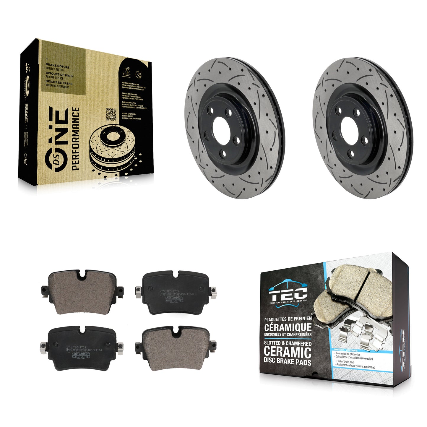 [Arrière] Disque et plaquette de frein pour Jaguar XJ With 325mm Diameter Rotor KDT-102061