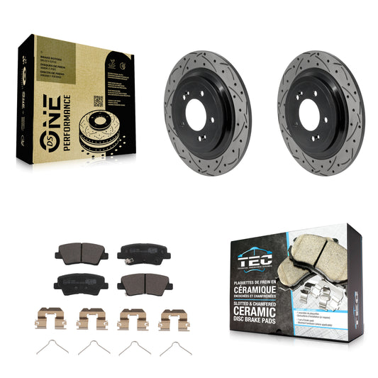 [Arrière] Disque et plaquette de frein pour Kia Sportage Hyundai Tucson Nexo KDT-102062