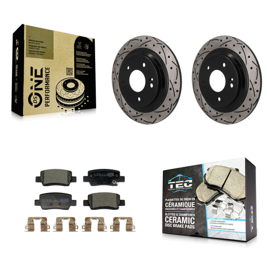 [Arrière] Disque et plaquette de frein pour Kia Seltos With Electric Parking KDT-102068