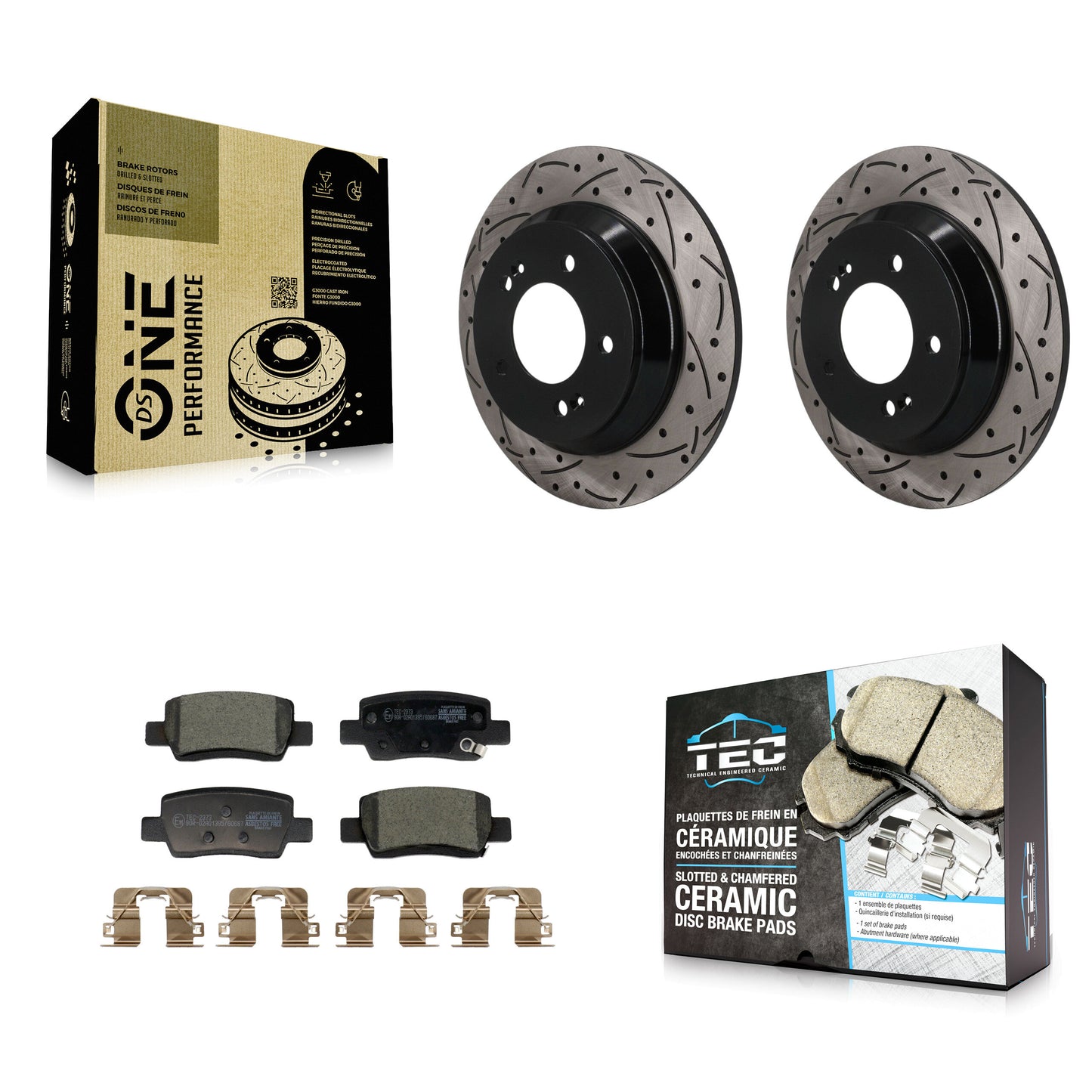 [Arrière] Disque et plaquette de frein pour Kia Seltos With Electric Parking KDT-102069