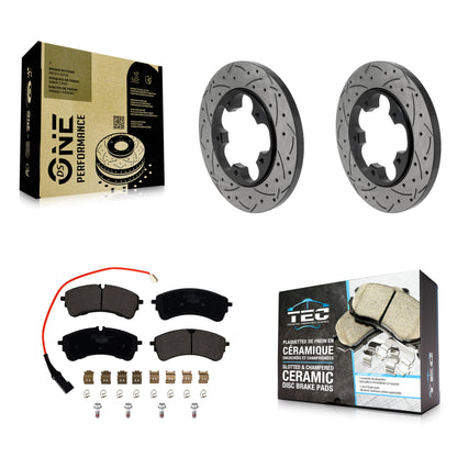 [Arrière] Disque et plaquette de frein pour Ford Transit-250 Transit-150 Transit-350 KDT-102076