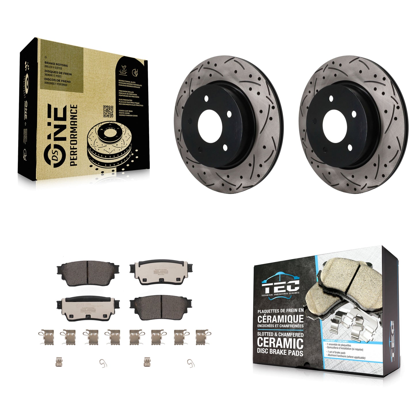 [Arrière] Disque et plaquette de frein pour Nissan Rogue KDT-102082