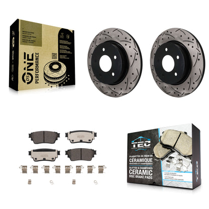 [Arrière] Disque et plaquette de frein pour Nissan Rogue KDT-102082