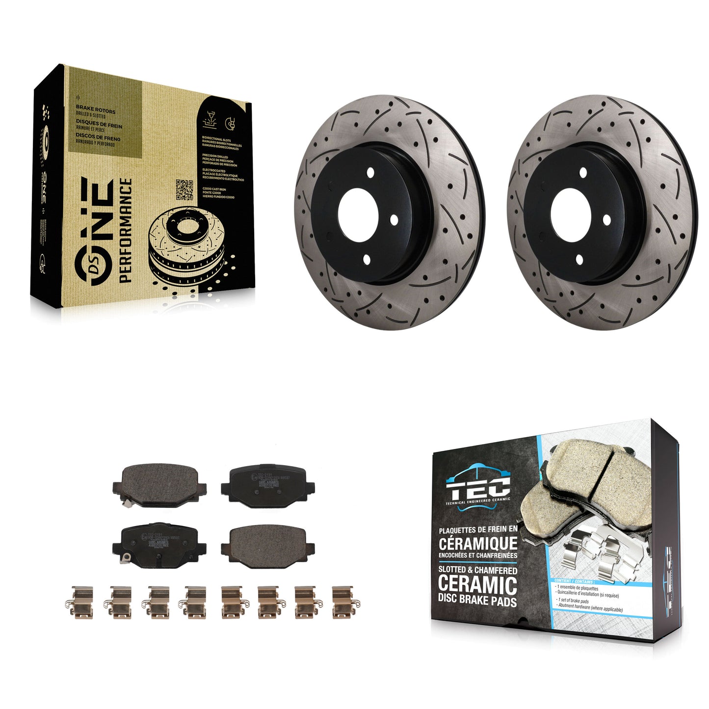 [Arrière] Disque et plaquette de frein pour INFINITI QX50 QX55 KDT-102085