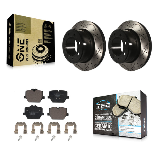 [Arrière] Disque et plaquette de frein pour 23-24 Ram 3500 With Single Wheels KDT-102091