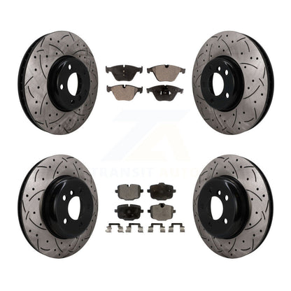 [Avant et Arrière] Disque et plaquette de frein pour BMW 535i With 345mm Diameter Rotor KDT-102097