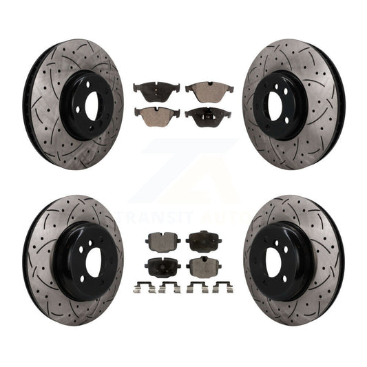 [Avant et Arrière] Disque et plaquette de frein pour BMW 535i With 345mm Diameter Rotor KDT-102097