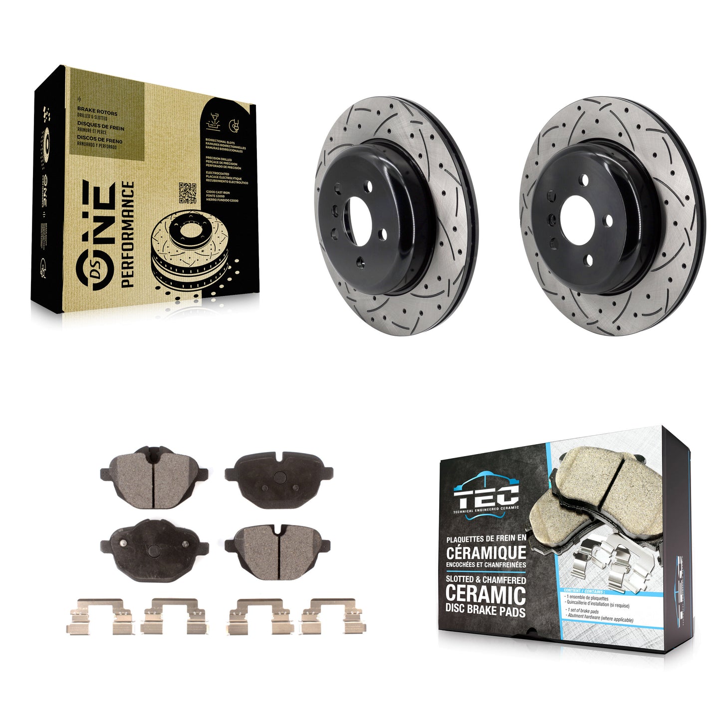 [Arrière] Disque et plaquette de frein pour 2022 BMW X3 2.0L KDT-102157