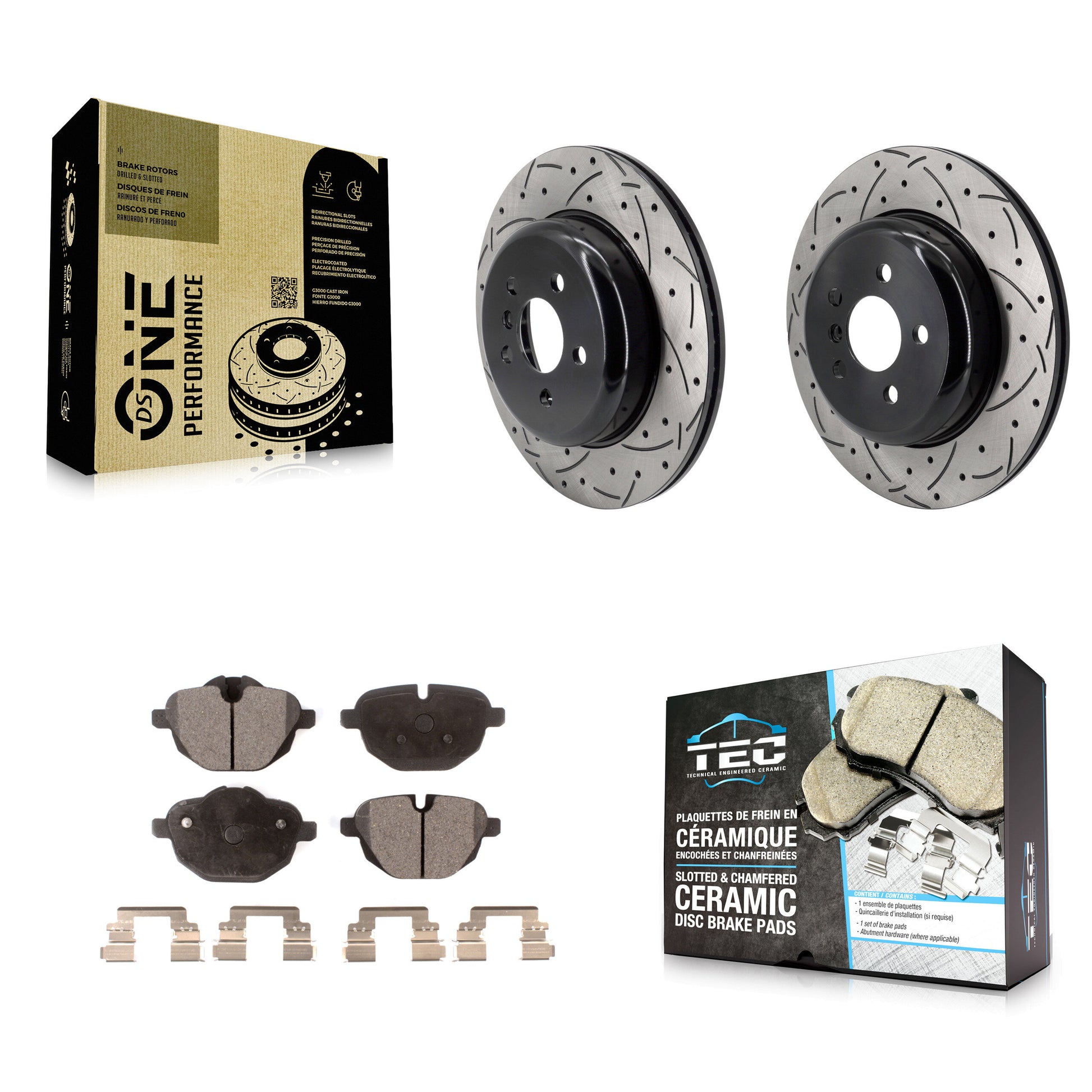 [Arrière] Disque et plaquette de frein pour 2022 BMW X3 2.0L KDT-102157