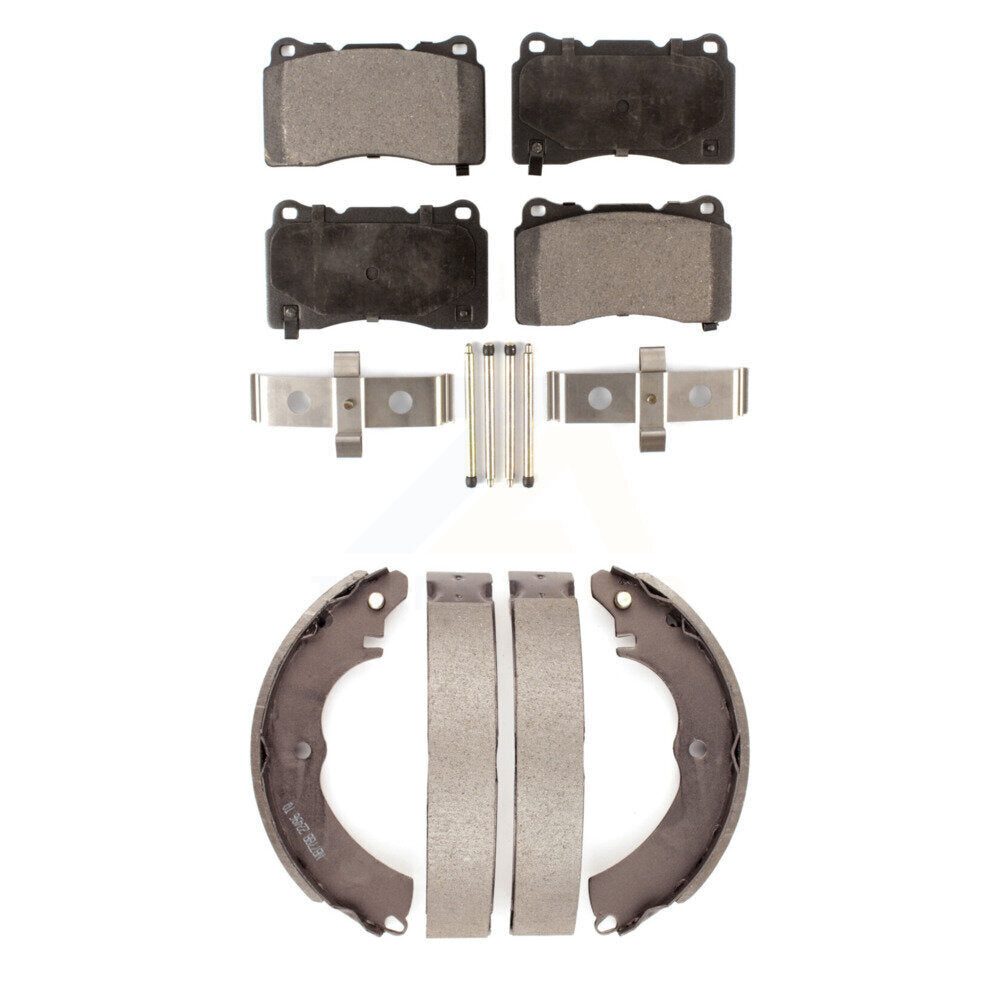 [Avant + Arrière] Kit de plaquette (semi-métallique) de frein pour Mitsubishi Lancer KFN-100002
