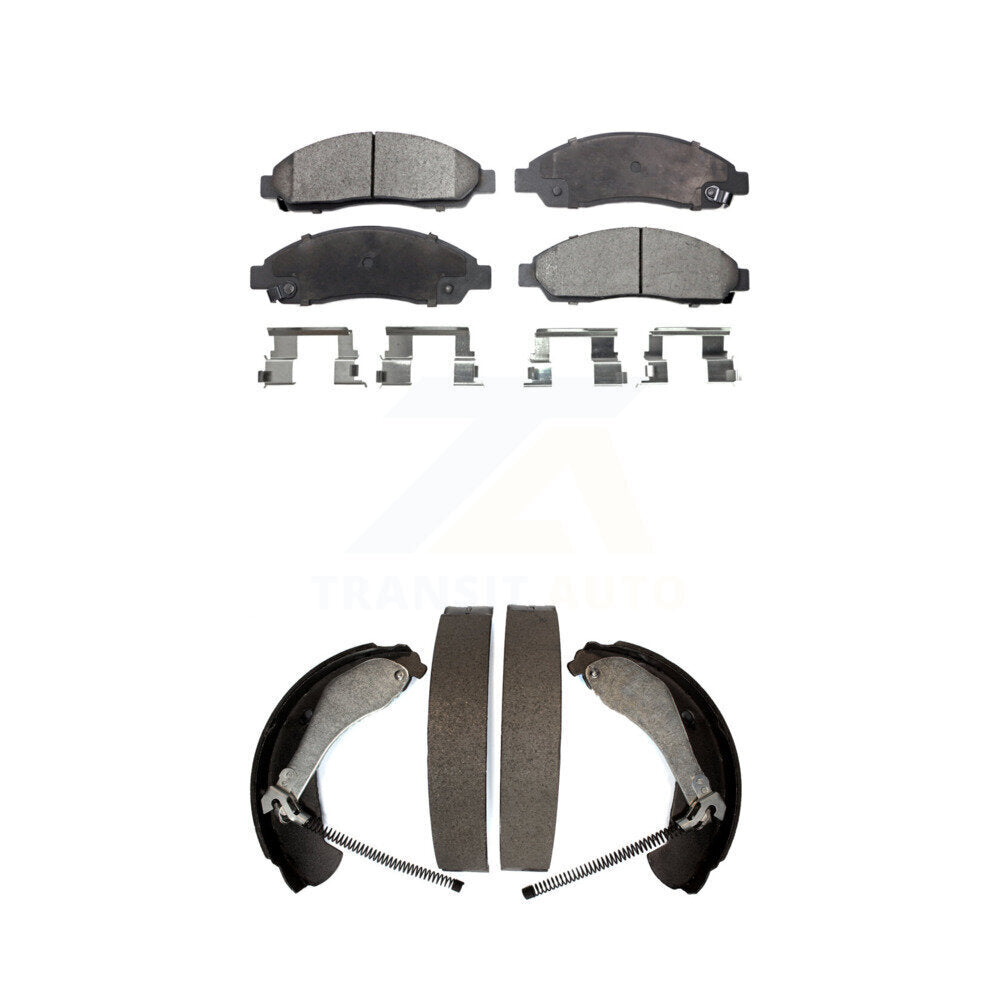 [Avant + Arrière] Kit de plaquette (semi-métallique) de frein pour Chevrolet Colorado GMC Canyon Isuzu i-290 i-280 i-370 i-350 KFN-100006