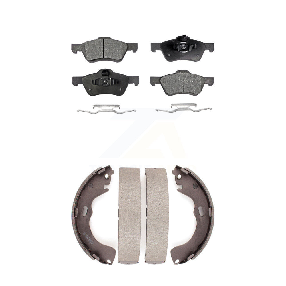 [Avant + Arrière] Kit de plaquette (semi-métallique) de frein pour Ford Escape Mazda Tribute Mercury Mariner KFN-100009
