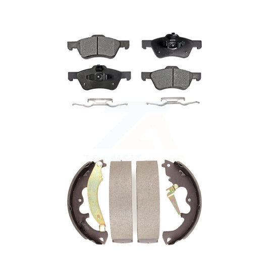 [Avant + Arrière] Kit de plaquette (semi-métallique) de frein pour Ford Escape Mercury Mariner Mazda Tribute KFN-100010