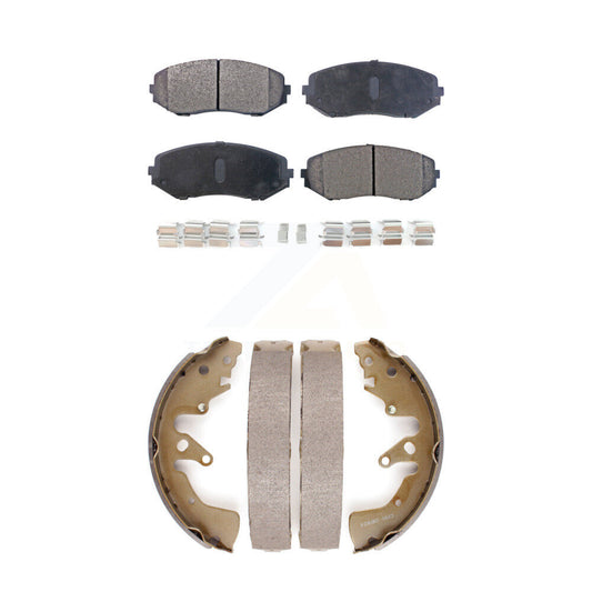 [Avant + Arrière] Kit de plaquette (semi-métallique) de frein pour 2006-2008 Suzuki Grand Vitara KFN-100024