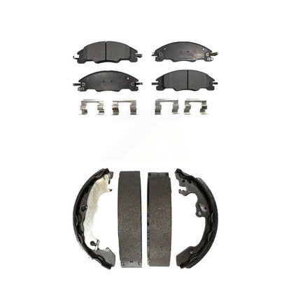 [Avant + Arrière] Kit de plaquette (semi-métallique) de frein pour 2008-2011 Ford Focus KFN-100028