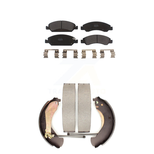 [Avant + Arrière] Kit de plaquette (semi-métallique) de frein pour Chevrolet Silverado 1500 GMC Sierra Classic KFN-100030