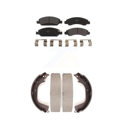[Avant + Arrière] Kit de plaquette (semi-métallique) de frein pour Chevrolet Silverado 1500 GMC Sierra KFN-100031