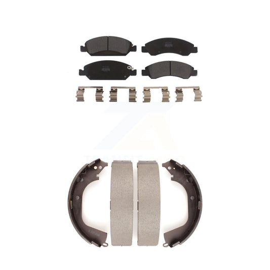 [Avant + Arrière] Kit de plaquette (semi-métallique) de frein pour Chevrolet Silverado 1500 GMC Sierra KFN-100031