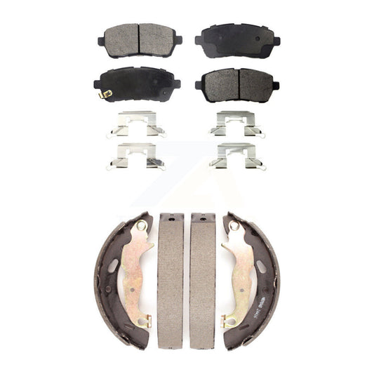 [Avant + Arrière] Kit de plaquette (semi-métallique) de frein pour Ford Fiesta KFN-100033