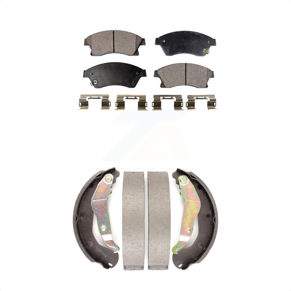 [Avant + Arrière] Kit de plaquette (semi-métallique) de frein pour Chevrolet Sonic Trax KFN-100037 par Transit Auto