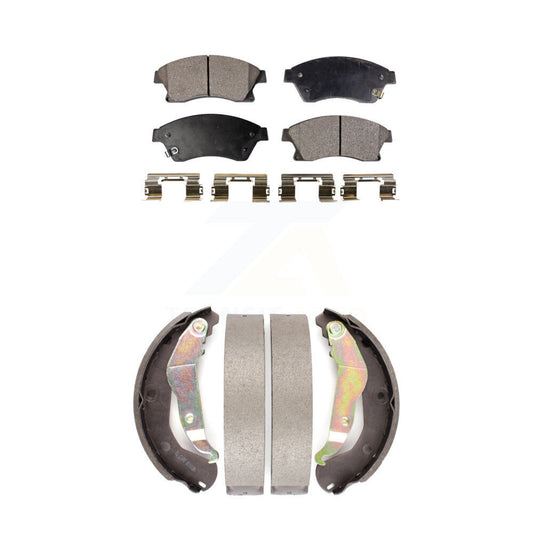 [Avant + Arrière] Kit de plaquette (semi-métallique) de frein pour Chevrolet Sonic Trax KFN-100037