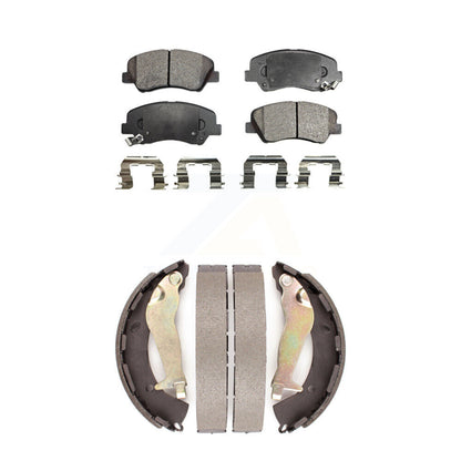 [Avant + Arrière] Kit de plaquette (semi-métallique) de frein pour 2012-2017 Hyundai Accent KFN-100041