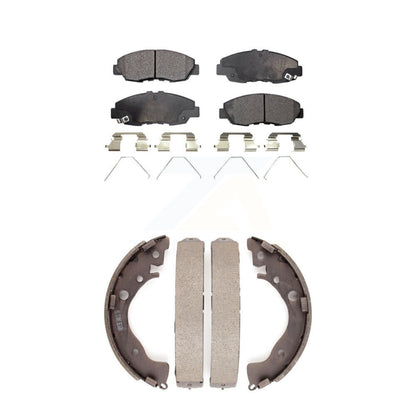 [Avant + Arrière] Kit de plaquette (semi-métallique) de frein pour Honda Civic KFN-100042