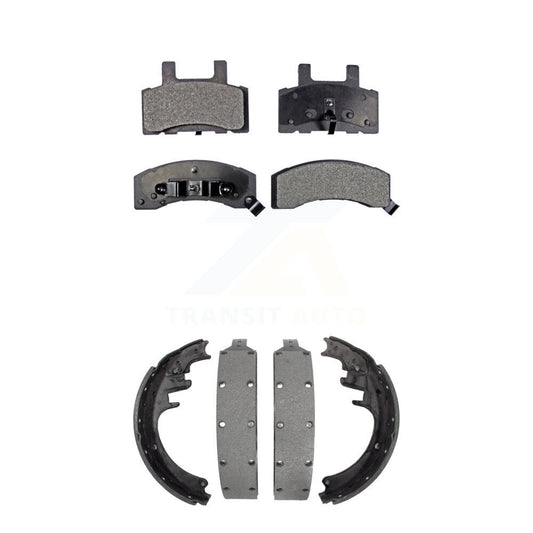 [Avant + Arrière] Kit de plaquette (semi-métallique) de frein pour Chevrolet Dodge Ram 2500 K2500 C2500 K1500 Suburban GMC C1500 C3500 K3500 KFN-100057