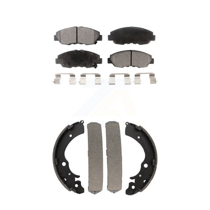 [Avant + Arrière] Kit de plaquette (semi-métallique) de frein pour Honda Accord KFN-100066