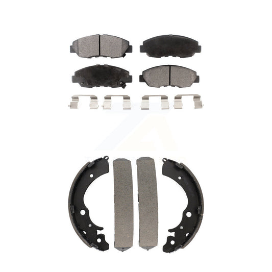 [Avant + Arrière] Kit de plaquette (semi-métallique) de frein pour Honda Accord KFN-100066