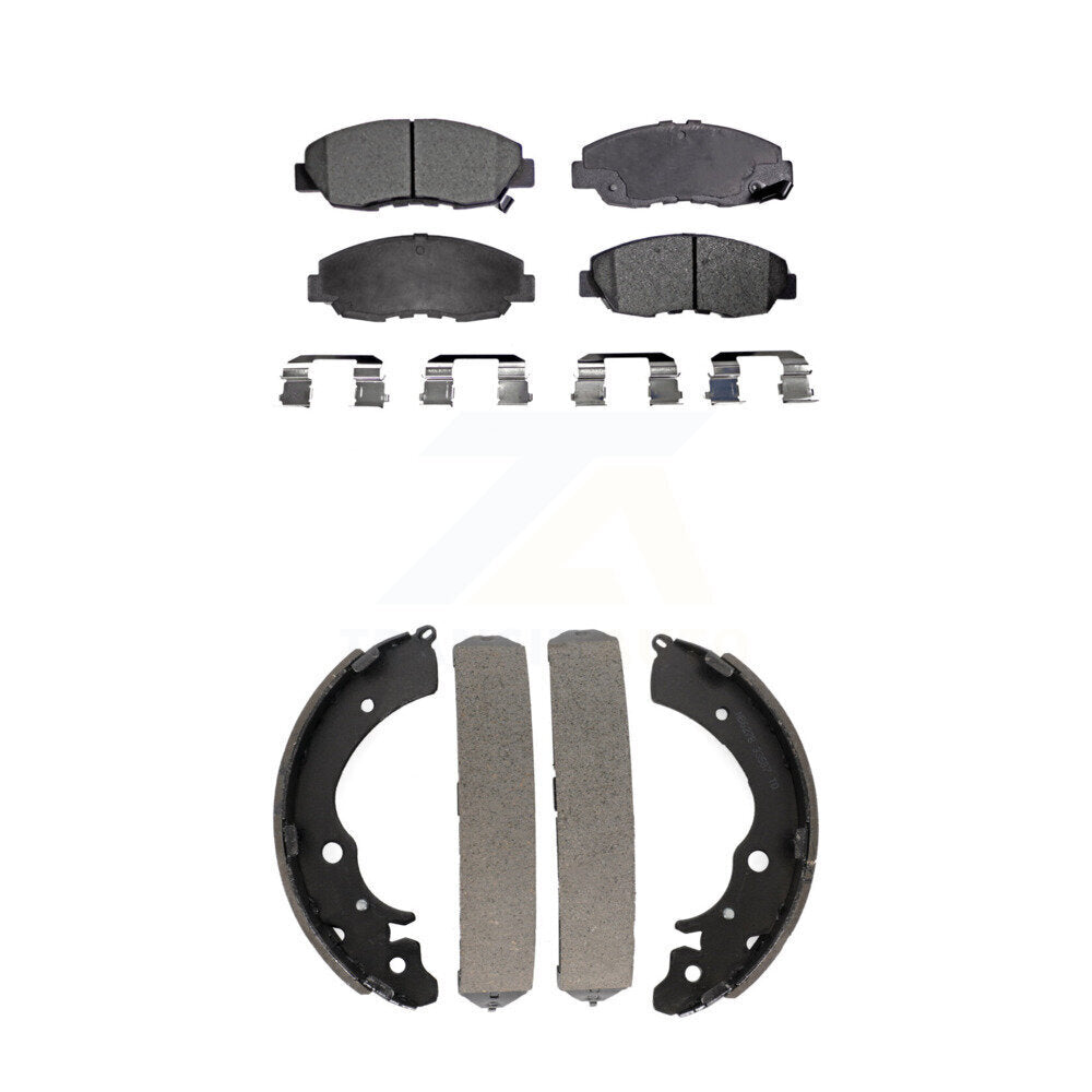 [Avant + Arrière] Kit de plaquette (semi-métallique) de frein pour 1998-2002 Honda Accord Sedan avec 2.3L KFN-100069