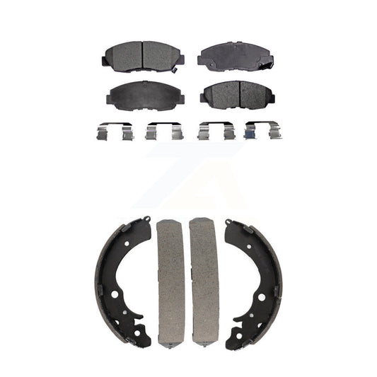 [Avant + Arrière] Kit de plaquette (semi-métallique) de frein pour 1998-2002 Honda Accord Sedan avec 2.3L KFN-100069