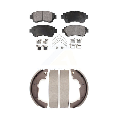 [Avant + Arrière] Kit de plaquette (semi-métallique) de frein pour 1998-2003 Toyota Sienna KFN-100073